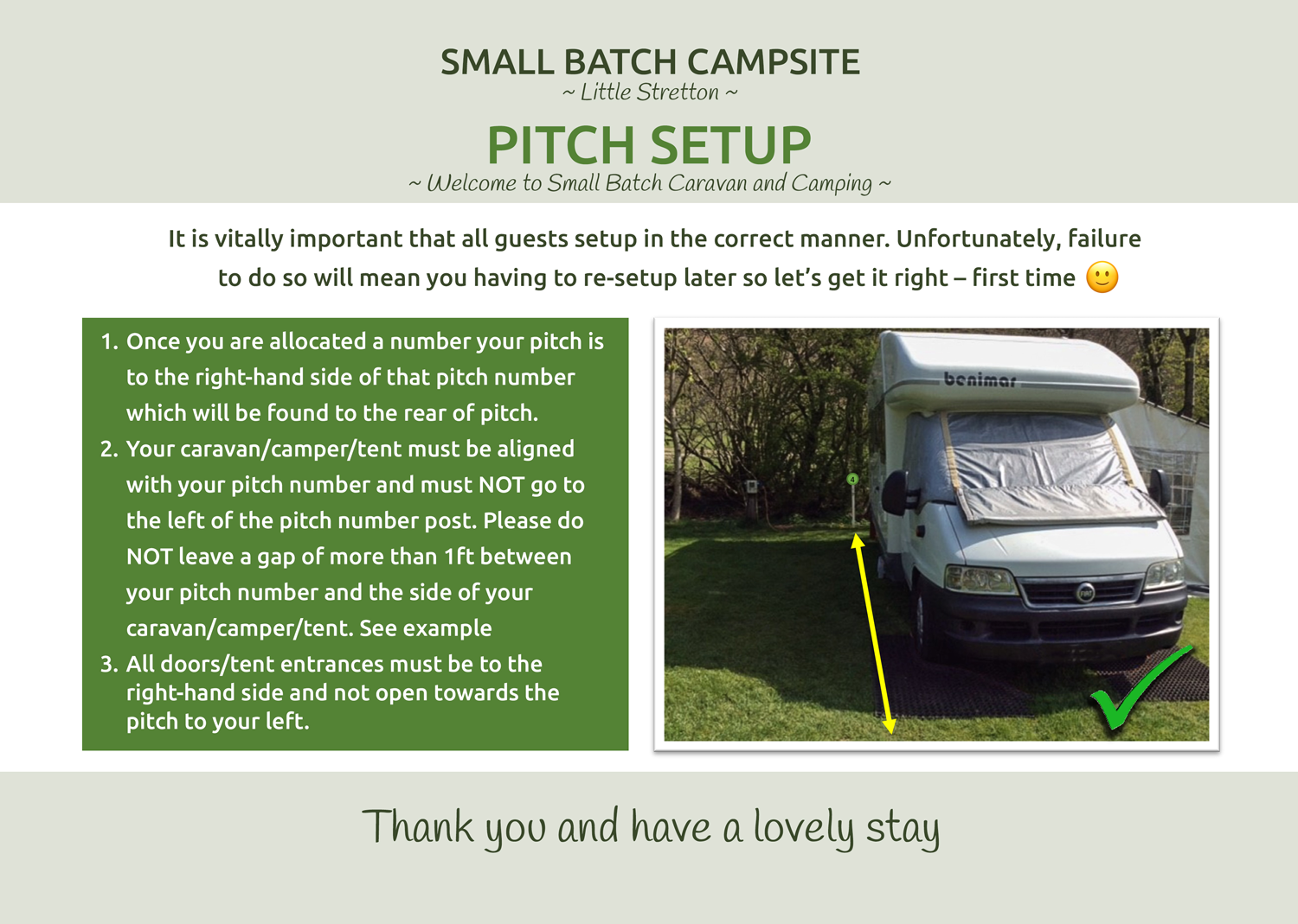 Pitch Setup